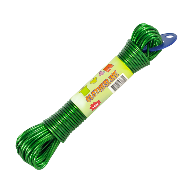 CORDEL DE ROPA PLASTIFICADO 15M