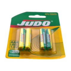 PILAS ALCALINAS AAA PACK 4 JOE25-012