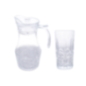 SET VASOS+JARRA P108010C+H1080D 7PZ