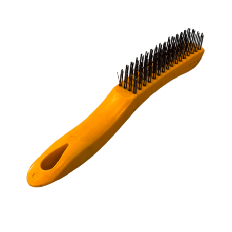 CEPILLO DE ACERO 4X17 FILAS PLASTICO