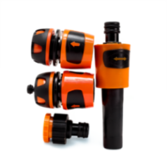 BOQUILLA Y ACOPLES RIEGO JARDIN 4PCS