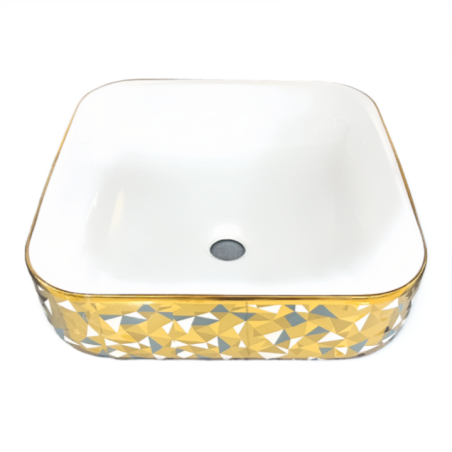 LAVABO CERAMICA ARTDECO 39X39X15CM