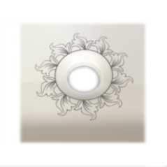 LAVABO CERAMICA ARTDECO 65X35X11CM