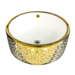 LAVABO CERAMICA ARTDECO 42X42X17CM