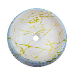 LAVABO CERAMICA ARTDECO 40X40X15CM