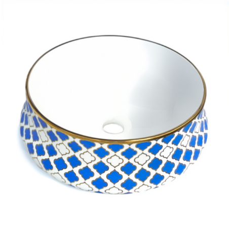 LAVABO CERAMICA ARTDECO 35X35X14CM