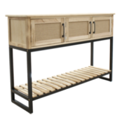 MUEBLE 3 GABETAS PAULOWNIA HJ-G937A-L