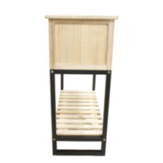 MUEBLE METAL+MADERA PAULOWNIA HJ-G935A-L