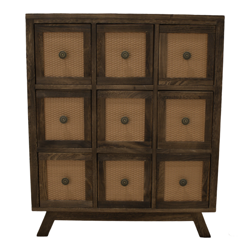 GABINETE 9 CAJONES YDF-G938-9 MADERA