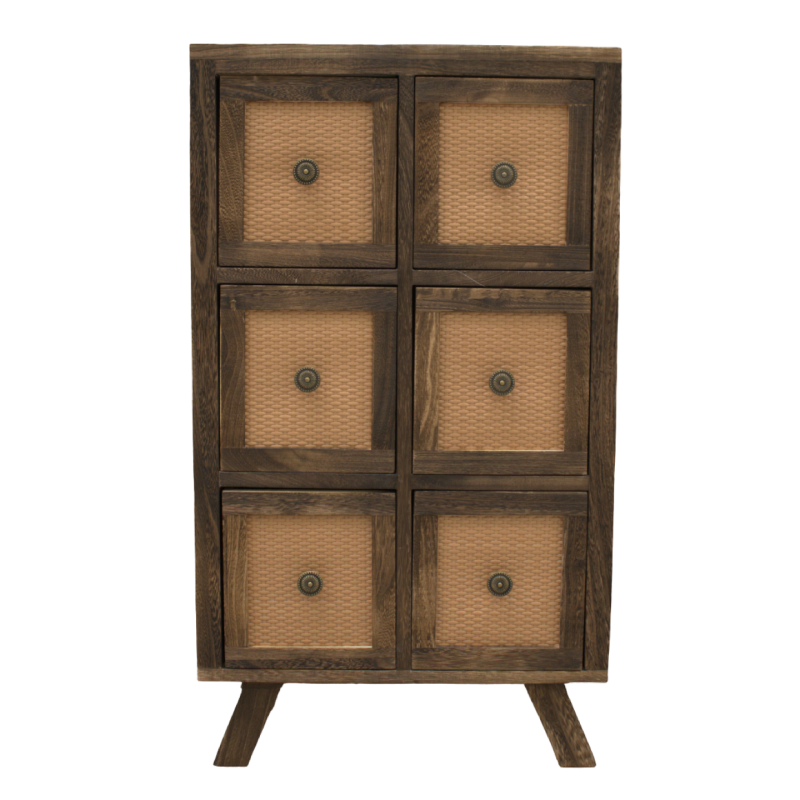GABINETE 6 CAJONES YDF-G938-S6 MADERA