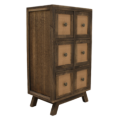 GABINETE 6 CAJONES YDF-G938-S6 MADERA