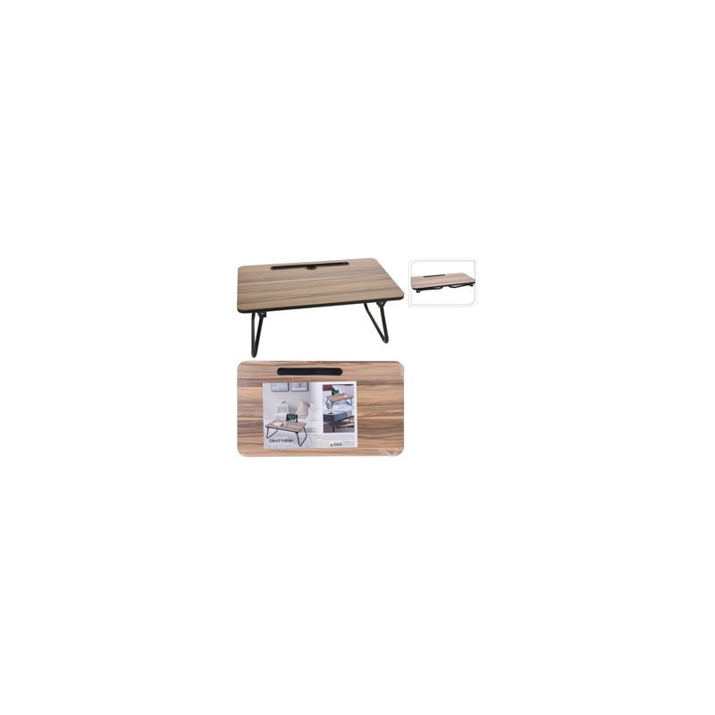 MESA PLEGABLE PORTATIL MDF 53CM