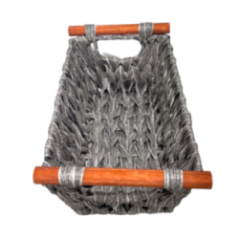 CANASTA NATURAL L6001-B GRIS