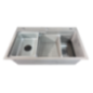 FREGADERO 2 POZO GRIS INOX304 75X45CM