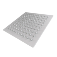 REGADERA DUCHA INOX CUADRADA 25X25CM