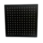 REGADERA DUCHA INOX  NEGRA CUADRADA 30X3