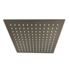 REGADERA DUCHA INOX CUADRADA GRIS 30X30C