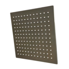 REGADERA DUCHA INOX CUADRADA GRIS 30X30C