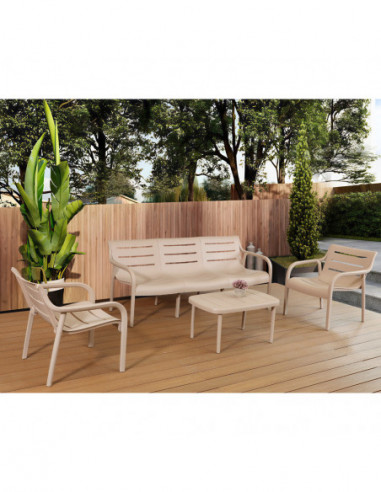 SET TERRAZA COZUMEL TAUPE HXTC8879A