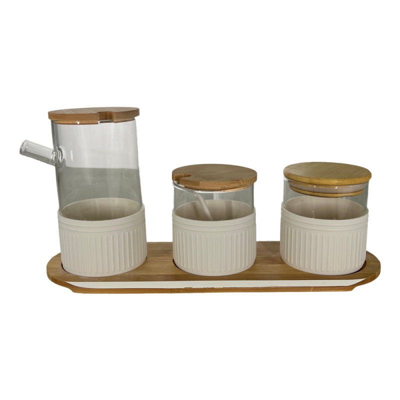 SET DE FRASCOS PARA ESPECIAS JOE25-006