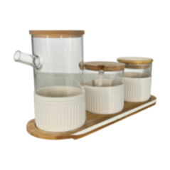 SET DE FRASCOS PARA ESPECIAS JOE25-006