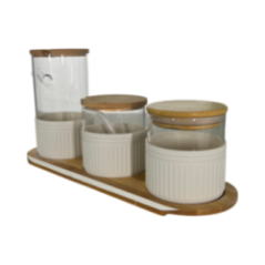 SET DE FRASCOS PARA ESPECIAS JOE25-006