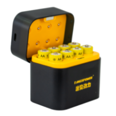 CARGADOR DE 8 RANURAS PARA PILAS PL-4