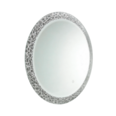 ESPEJO DE BAÑO CON LUZ 110V 60X60CM