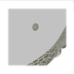 ESPEJO DE BAÑO CON LUZ 110V 60X60CM