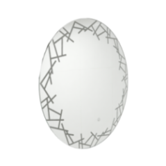 ESPEJO DE BAÑO CON LUZ 110V 60X60CM