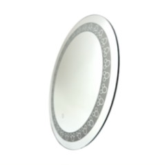 ESPEJO DE BAÑO CON LUZ 110V 60X60CM