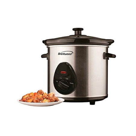 OLLA LENTA 3L ACERO CEPILLADO SC-130S