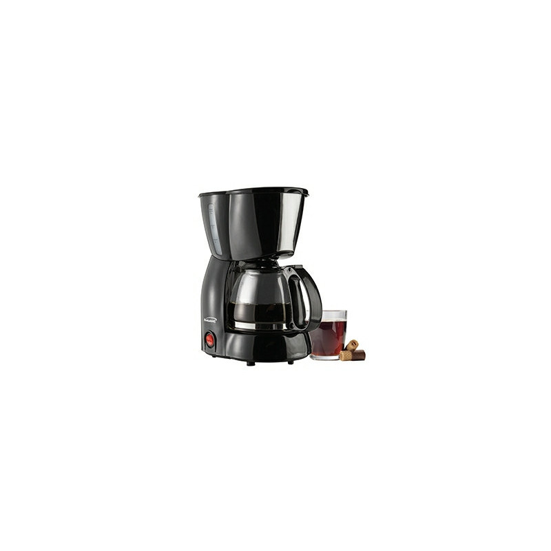 CAFETERA 4 TAZAS TS-213BK NEGRA