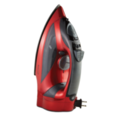 PLANCHA A VAPOR APAGADO AUTOM. ANTIADHERENTE MPI-90R ROJO