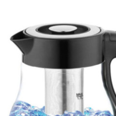 TETERA/HERVIDOR INFUSOR EXTRAIBLE 1.7LT KT-1962BK NEGRO