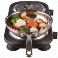 COCINETA ELECTRICA 2 PLACA 1500W TS-361B