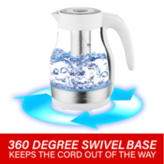 HERVIDOR ELEC. C/INFUSOR1.7L BL KT-1962W