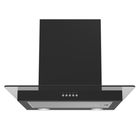 CAMPANA EXTRACTOR 60CM VIDRIO NEG CAM-1050