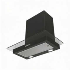 CAMPANA EXTRACTOR 60CM VIDRIO NEG CAM-1050