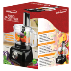 PROCESADOR/REBANADORA ALIMENTOS 8TZ 2VEL FP-585BK N