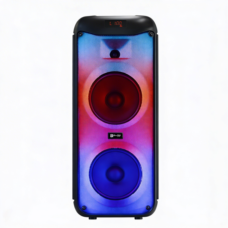 PARLANTE ES-6009 2x8" USB.BT.SD.AUX.BAT PARLANTE ES-6009 2x8" USB.BT.SD.AUX.BAT