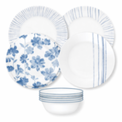 VAJILLA SIGNATURE 12PZS BOTANICAL STRPS