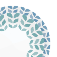 VAJILLA NORDIC 12PZS N.PINES HOJAS VERD