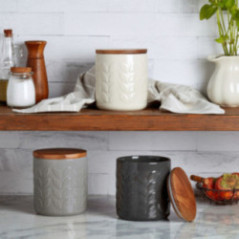 SET 3 FRASCOS DE COCINA EBONY