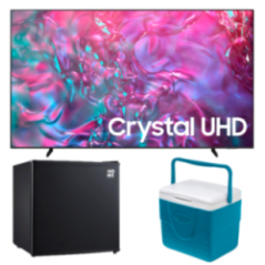 TV 98" + MINIBAR BC50 43L NEGRO + HIELERA PORTABLE CHILLER 8.5LT/9QT TURQ