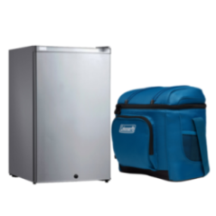 MINI BAR BC123S 124L SILVER + BOLSO HIELERA 16LATAS OCEAN TURQ C OLEMAN