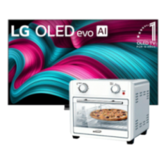 LG TV 83" + AIRFRYER SILVER