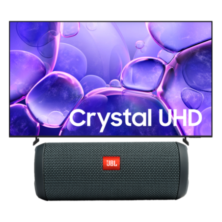 SAMSUNG TV 75" UHD CRYSTAL + PARLANTE JBL