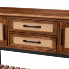 MUEBLE 3 GABETAS PAULOWNIA HJ-G938A-B