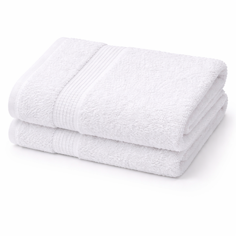 TOALLA PEQUEÑA BLANCO 70X40